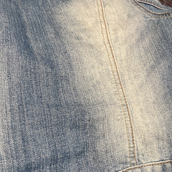 Almost Famous Womens Medium Denim Jean Jacket - Picture 4 of 4